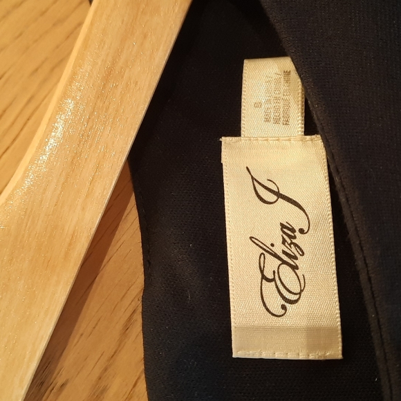 ELIZA J Navy Bell Sleeve Dress Sz 8 - Picture 3 of 9